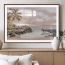 Tropical Beach Wall Art Canvas Print – Palm Trees Rocky by MyGreatCanvas | Canvas Wall Art Prints | Photo Prints & Wall Decor