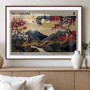 Yayoi Kusama Japanese Inspired Canvas Print – Mt. Fuji by MyGreatCanvas | Canvas Wall Art Prints | Photo Prints & Wall Decor