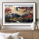 Yayoi Kusama Inspired Japanese Art Canvas Print – Framed by MyGreatCanvas | Canvas Wall Art Prints | Photo Prints & Wall Decor