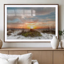 Sunset Beach Wall Art Print – Coastal Canvas Ocean Landscape by MyGreatCanvas | Canvas Wall Art Prints | Photo Prints & Wall Decor