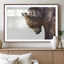 Grizzly Bear Canvas Wall Art Print – Framed Wildlife Nature by MyGreatCanvas | Canvas Wall Art Prints | Photo Prints & Wall Decor
