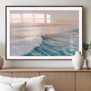 Sunset Surfing Wall Art Canvas Print, Ocean Wave Surfer with by MyGreatCanvas | Canvas Wall Art Prints | Photo Prints & Wall Decor