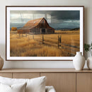 Golden Sunset Barn Wall Art Canvas Print, Rustic Autumn Farm by MyGreatCanvas | Canvas Wall Art Prints | Photo Prints & Wall Decor