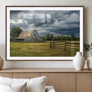 Rustic Stormy Barn Wall Art Canvas Print, Moody Country Farm by MyGreatCanvas | Canvas Wall Art Prints | Photo Prints & Wall Decor