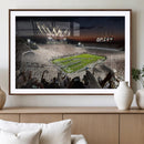 Epic Night Football Stadium Wall Art Canvas Print, Fireworks by MyGreatCanvas | Canvas Wall Art Prints | Photo Prints & Wall Decor