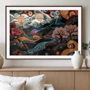Whimsical Abstract Landscape Wall Art Canvas Print, Colorful by MyGreatCanvas | Canvas Wall Art Prints | Photo Prints & Wall Decor