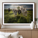 Grazing Cattle Herd Wall Art Canvas Print, Majestic Farm by MyGreatCanvas | Canvas Wall Art Prints | Photo Prints & Wall Decor