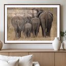 Wild Elephant Wall Art Canvas Print by MyGreatCanvas | Canvas Wall Art Prints | Photo Prints & Wall Decor