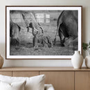 Wild Elephant Wall Art Canvas Print by MyGreatCanvas | Canvas Wall Art Prints | Photo Prints & Wall Decor