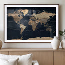 World Map Canvas Print – Detailed Map of the World Wall Art by MyGreatCanvas | Canvas Wall Art Prints | Photo Prints & Wall Decor