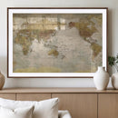 World Map Canvas Print – Detailed Map of the World Wall Art by MyGreatCanvas | Canvas Wall Art Prints | Photo Prints & Wall Decor
