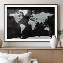 World Map Canvas Print – Framed Push Pin Wall Art, Color by MyGreatCanvas | Canvas Wall Art Prints | Photo Prints & Wall Decor