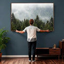Misty Mountain Forest Wall Art Canvas Print by MyGreatCanvas | Canvas Wall Art Prints | Photo Prints & Wall Decor