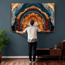 Abstract Wood Grain Canvas Print, Tree Ring Pattern Wall by MyGreatCanvas | Canvas Wall Art Prints | Photo Prints & Wall Decor