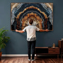 Abstract Wood Grain Canvas Print, Tree Ring Pattern Wall by MyGreatCanvas | Canvas Wall Art Prints | Photo Prints & Wall Decor