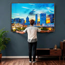 Atlanta Skyline Wall Art Canvas Print, Atlanta Downtown by MyGreatCanvas | Canvas Wall Art Prints | Photo Prints & Wall Decor