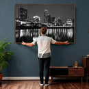 Austin Skyline Wall Art Canvas Print, Austin Downtown Night by MyGreatCanvas | Canvas Wall Art Prints | Photo Prints & Wall Decor