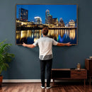 Austin Skyline Wall Art Canvas Print, Austin Downtown Night by MyGreatCanvas | Canvas Wall Art Prints | Photo Prints & Wall Decor