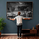 Baltimore Skyline Wall Art Canvas Print, Baltimore Downtown by MyGreatCanvas | Canvas Wall Art Prints | Photo Prints & Wall Decor