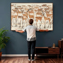 Gazelle Wall Art Canvas Print - Abstract Antelope Wall Art by MyGreatCanvas | Canvas Wall Art Prints | Photo Prints & Wall Decor