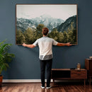 Mountain Forest Wall Art Canvas Print, Alpine Landscape by MyGreatCanvas | Canvas Wall Art Prints | Photo Prints & Wall Decor