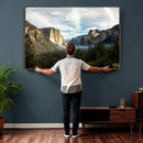 Yosemite Valley Mountain Wall Art Canvas Print, Granite by MyGreatCanvas | Canvas Wall Art Prints | Photo Prints & Wall Decor