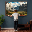 Yosemite Valley River Wall Art Canvas Print by MyGreatCanvas | Canvas Wall Art Prints | Photo Prints & Wall Decor