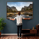 Yosemite Valley Mountain Landscape Wall Art Canvas Print, by MyGreatCanvas | Canvas Wall Art Prints | Photo Prints & Wall Decor