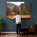 Yosemite Valley Autumn Forest Landscape Wall Art Canvas by MyGreatCanvas | Canvas Wall Art Prints | Photo Prints & Wall Decor