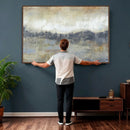 Abstract Neutral Landscape Painting Wall Art by MyGreatCanvas | Canvas Wall Art Prints | Photo Prints & Wall Decor
