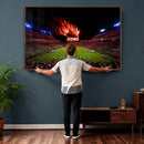 Auburn Stadium Wall Art Canvas Print, College Football Night by MyGreatCanvas | Canvas Wall Art Prints | Photo Prints & Wall Decor