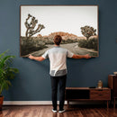 Joshua Tree Desert Wall Art Canvas Print, Minimal by MyGreatCanvas | Canvas Wall Art Prints | Photo Prints & Wall Decor