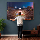 Oklahoma Memorial Stadium Wall Art Canvas Print – Oklahoma by MyGreatCanvas | Canvas Wall Art Prints | Photo Prints & Wall Decor