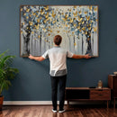 Golden Butterfly Tree Abstract Wall Art Canvas Print, Modern by MyGreatCanvas | Canvas Wall Art Prints | Photo Prints & Wall Decor