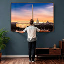 Washington DC Skyline Wall Art Canvas Print – Lincoln by MyGreatCanvas | Canvas Wall Art Prints | Photo Prints & Wall Decor