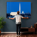 Washington DC Skyline Wall Art Canvas Print – Lincoln by MyGreatCanvas | Canvas Wall Art Prints | Photo Prints & Wall Decor