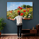 Wildflower Meadow Wall Art Canvas Print – Colorful Poppy and by MyGreatCanvas | Canvas Wall Art Prints | Photo Prints & Wall Decor