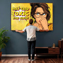 Pop Art Print Bathroom Sign Wall Art Canvas Print — Funny by MyGreatCanvas | Canvas Wall Art Prints | Photo Prints & Wall Decor