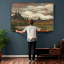 Gustav Macoun Heathland Canvas Print, Czech Landscape Oil by MyGreatCanvas | Canvas Wall Art Prints | Photo Prints & Wall Decor