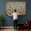 Flying Birds Canvas Wall Art, Vintage Bird Flock Pattern by MyGreatCanvas | Canvas Wall Art Prints | Photo Prints & Wall Decor
