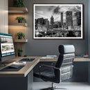 Black and White Atlanta Wall Art Canvas Print by MyGreatCanvas | Canvas Wall Art Prints | Photo Prints & Wall Decor