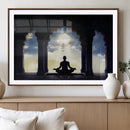 Women and Yoga Wall Art Canvas Print