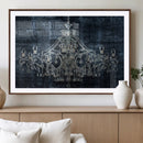 Dark Chandelier Wall Art Canvas Print by MyGreatCanvas | Canvas Wall Art Prints | Photo Prints & Wall Decor