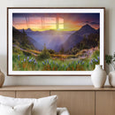 Mountain and Spring Wall Art Canvas Print by MyGreatCanvas | Canvas Wall Art Prints | Photo Prints & Wall Decor
