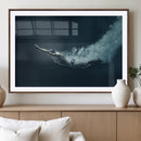 Swimmer Wall Art Canvas Print