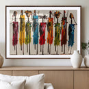 Abstract African Women Wall Art Canvas Print by MyGreatCanvas | Canvas Wall Art Prints | Photo Prints & Wall Decor