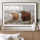 Longhorn Cattle Wall Art Canvas Print, Framed Farmhouse by MyGreatCanvas | Canvas Wall Art Prints | Photo Prints & Wall Decor