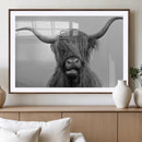 Texas Cow Wall Art Canvas, Texas Longhorn Cattle Canvas by MyGreatCanvas | Canvas Wall Art Prints | Photo Prints & Wall Decor