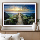 Mountain and Sunset Wall Art Canvas Print by MyGreatCanvas | Canvas Wall Art Prints | Photo Prints & Wall Decor