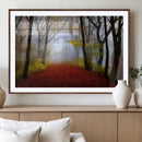 Foggy Forest Wall Art Landscape Canvas Print